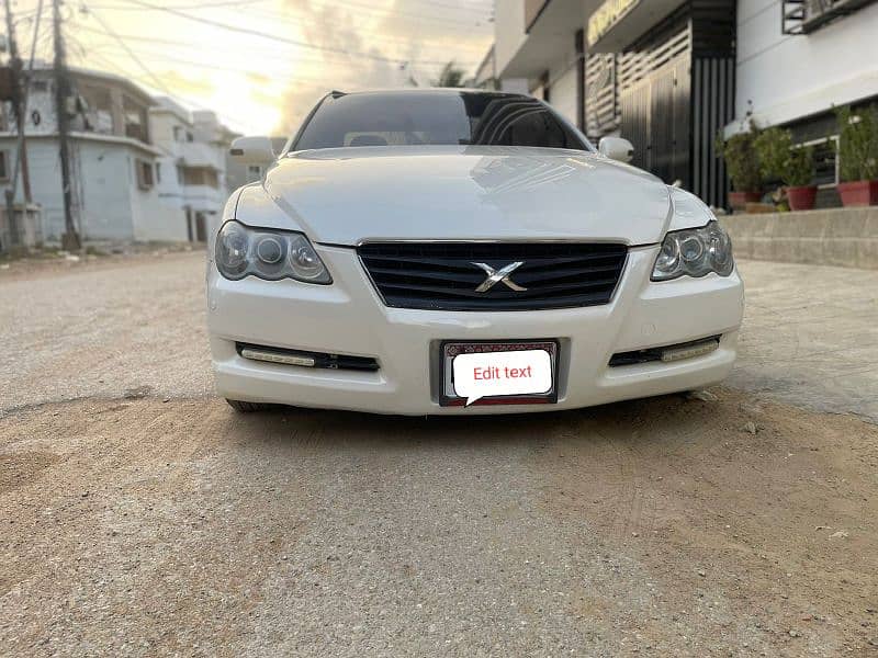 Toyota Mark X 250 G Preal white color 3