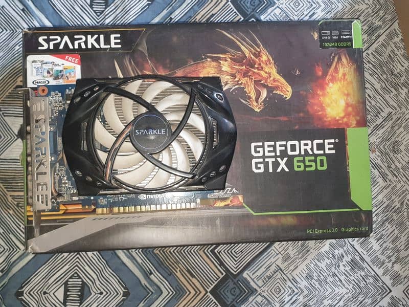 GTX 650 1GB Graphics Card GPU 0