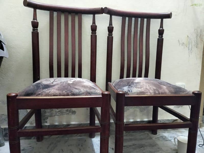 Sheesham wood chairs 1