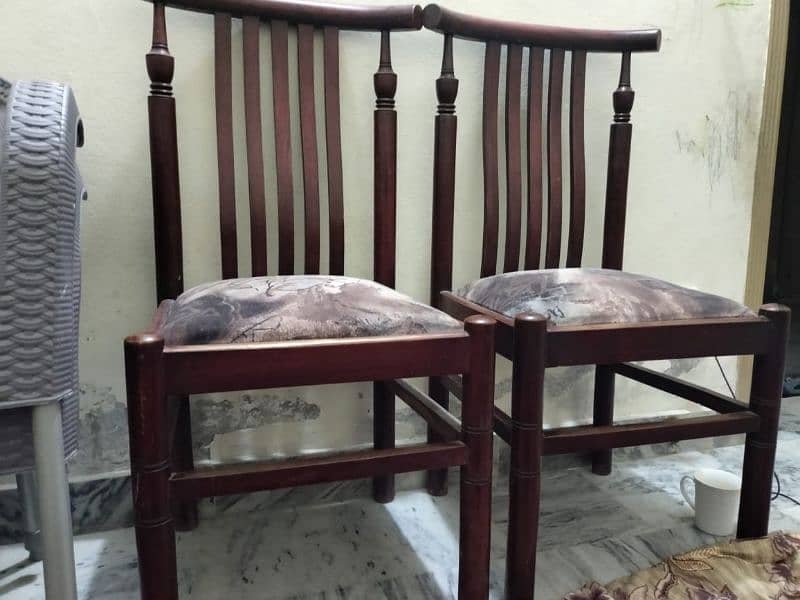 Sheesham wood chairs 3