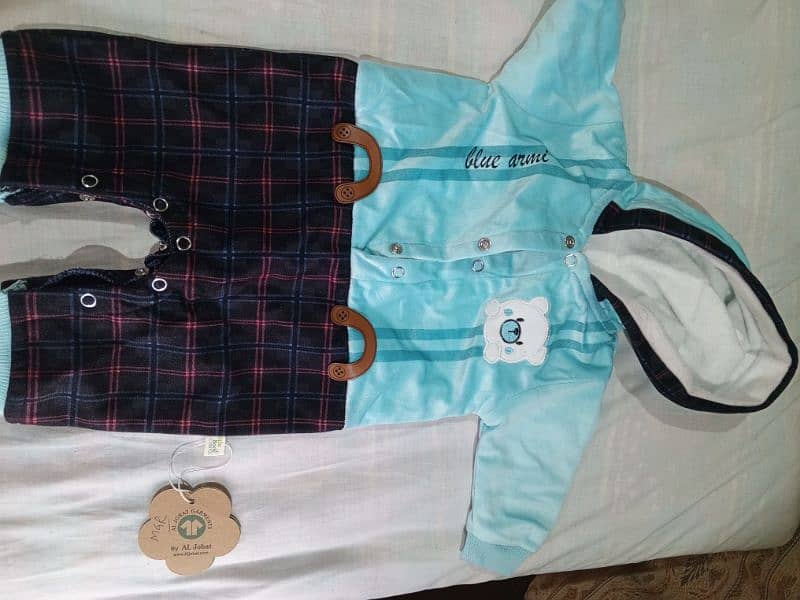 New Born baby boy winter tagged Branded clothes 4