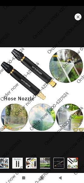 HIGH QUALITY CAR PRESSURE NOZZLE WASHING SPRAY NOZZLE GUN CAR S 1