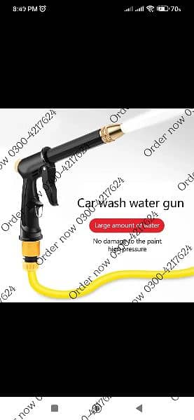 HIGH QUALITY CAR PRESSURE NOZZLE WASHING SPRAY NOZZLE GUN CAR S 3