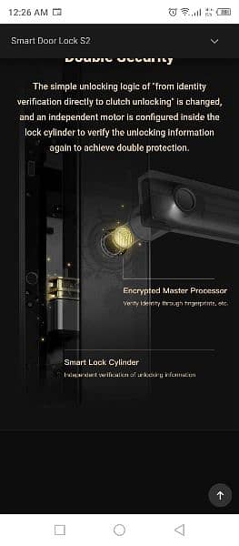 orvibo S2 Smart finger print door lock 3