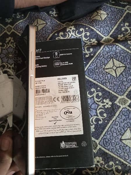 oppo A17 with box & charge storage 8/256 1