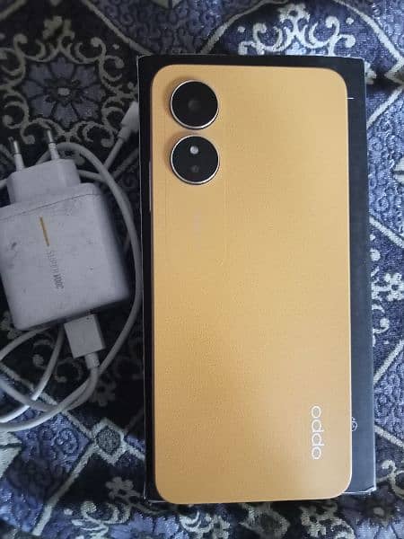 oppo A17 with box & charge storage 8/256 2