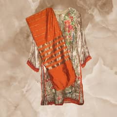 Brand New Kurti Embroidered, Two piece suit