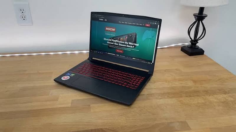 Gaming Laptop MSI Katana GF66 in new conndition 0