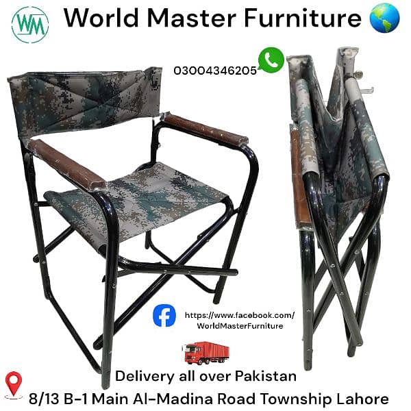 Folding chair/Camping chair/Army chair/picnic chair/Namaz chair 0