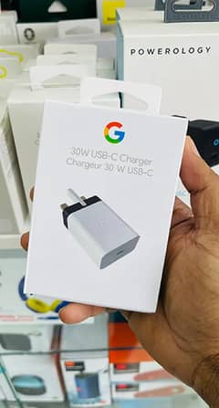Google 30W USB C Charger UK 3 Pin Original Charger With Cable