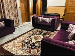 purple colour luxury sofa set