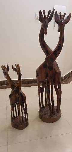 Wooden Giraffe set