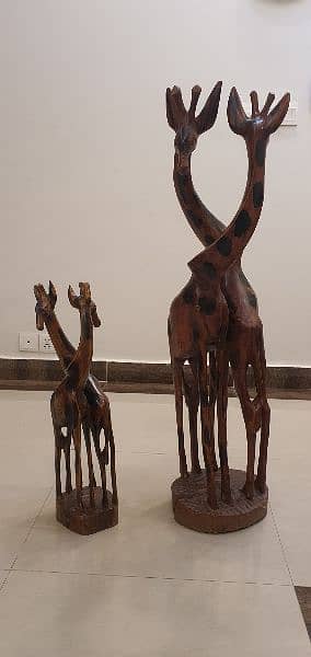 Wooden Giraffe set 1