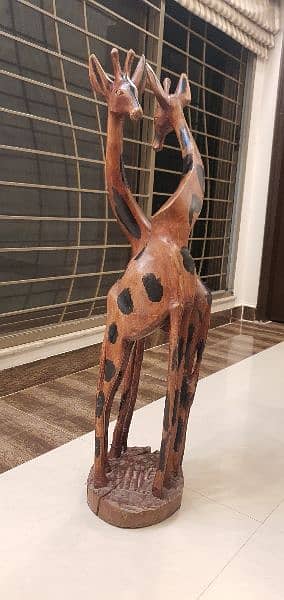 Wooden Giraffe set 6