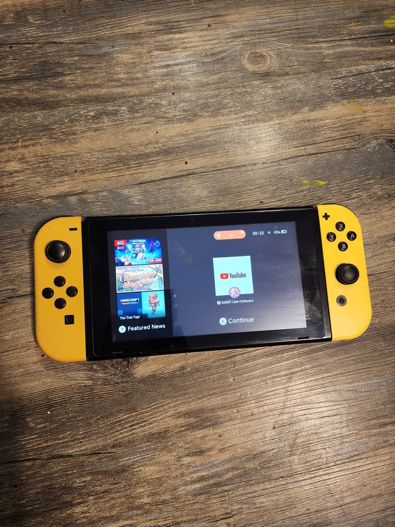 Nintendo switch pokemon edition with games 3