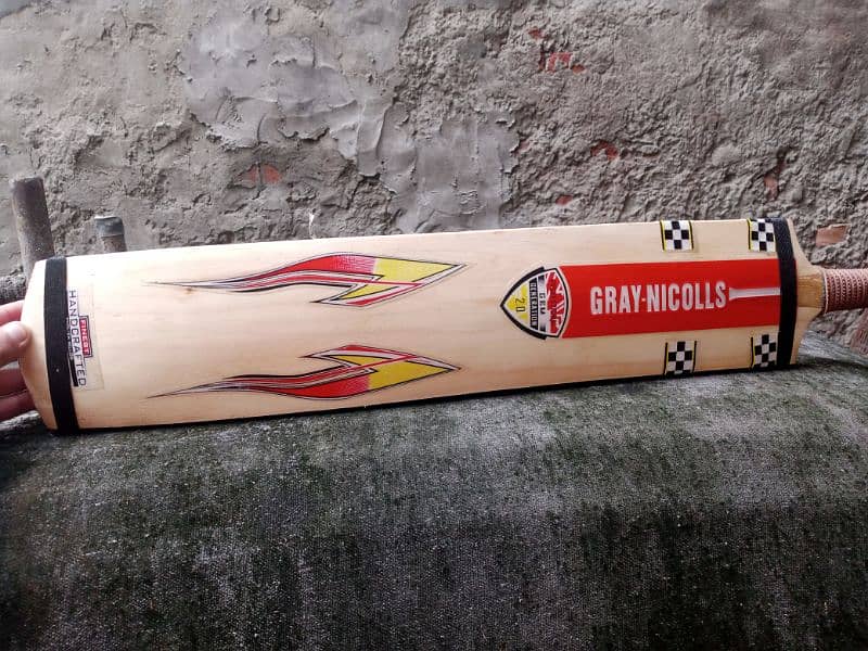 gray nicolas bat for tape ball half cane 4