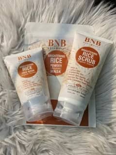 B&B Korean Rice Facial Kit Face Wash Glow Organic Brightening