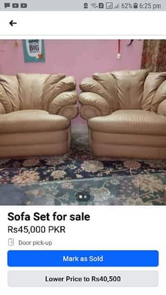 Sofa Set for sale (3+1+1)