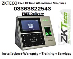 ZKTECO Biometric + Face Time Attendance Device installation & Services