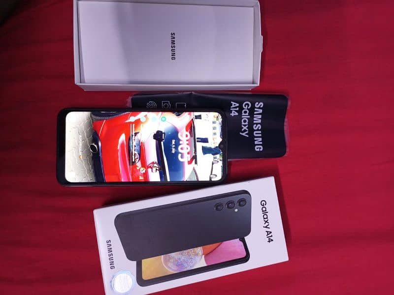 Samsung A14 with box 0