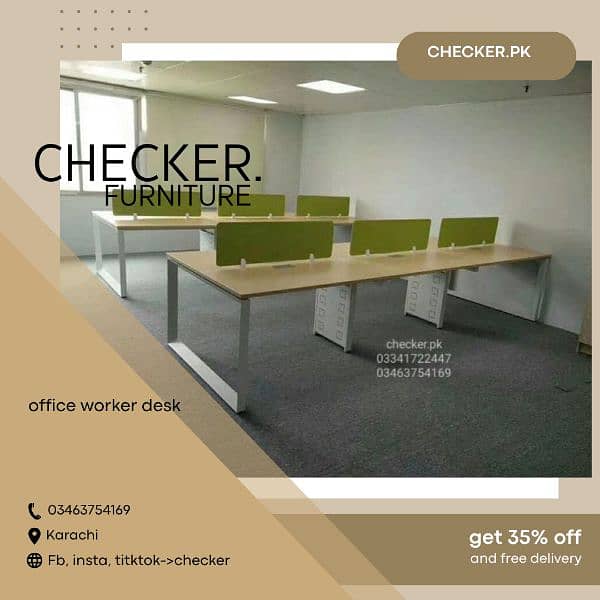 office workstation/Executive table/meeting table/cubical/chairs avail 0