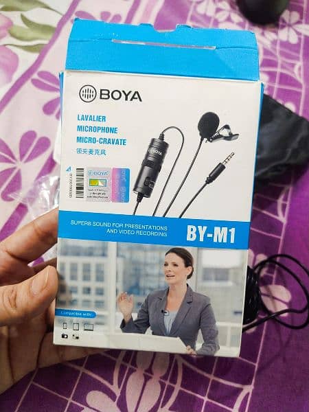 boya by m1 color mic look like new 3