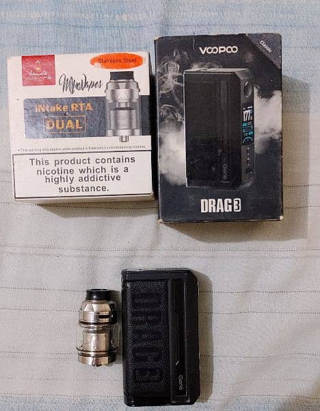 Voopo Drag 3 with Dual Coil RTA vape 0