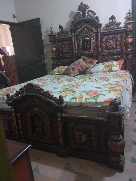 Bed set/Double bed/Dressing/Side tables 1