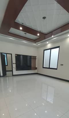 Brand New 200 Sq. Yd. Ground Floor 3 Bed D/D House For Rent at STATE BANK SOCIETY 17-A Scheme 33 Near By Karachi University Society.