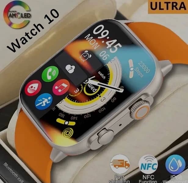 T900 Ultra 2 Smart Watch Men 49mm Series 8 2.3 "AMOLED Screen NFC 0