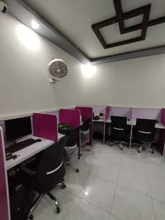 AVAILABLE FOR RENT (CALL CENTER,IT WORK, DIGITAL MARKETING,E COMMERCE, AMAZON ALL TYPE OF COMMERCIAL ACTIVITY )