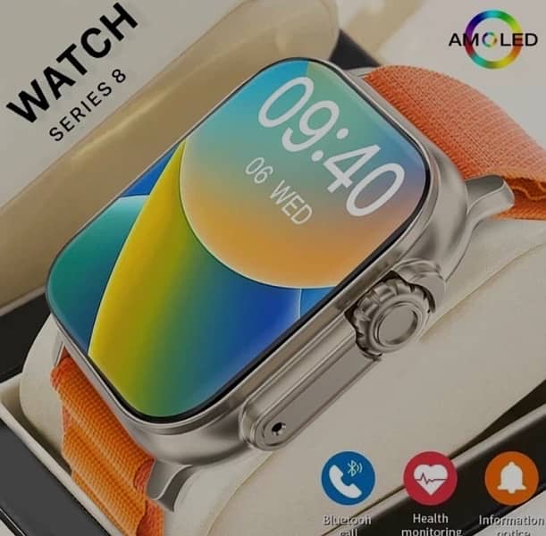 T900 Ultra 2 Smart Watch Men 49mm Series 8 2.3 "AMOLED Screen NFC 1