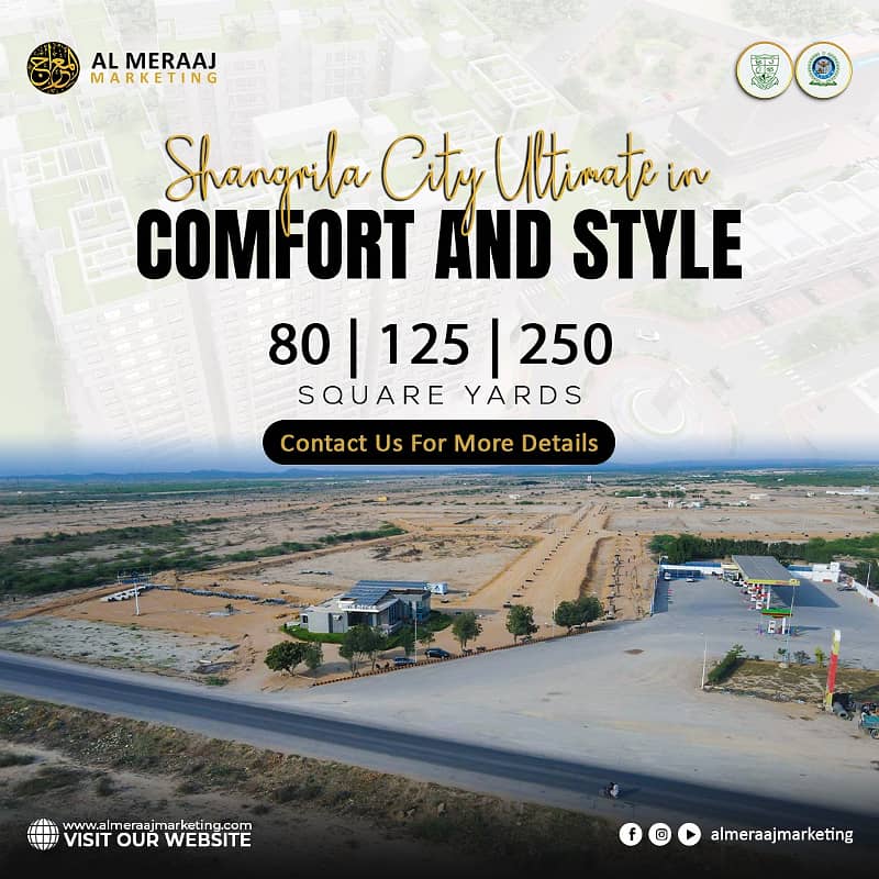 100 & 400 Sq yd Commercial Plots on 25,000 Monthly 10