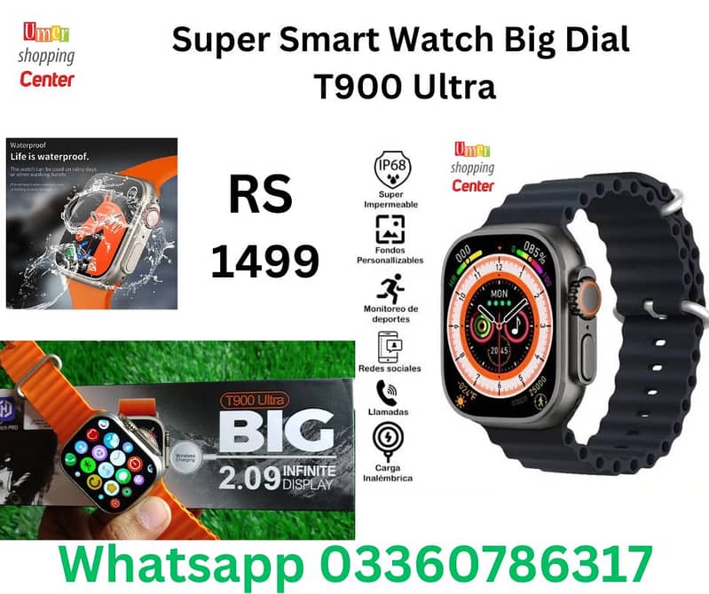 Latest T9000 Ultra smart watch with all new features 0