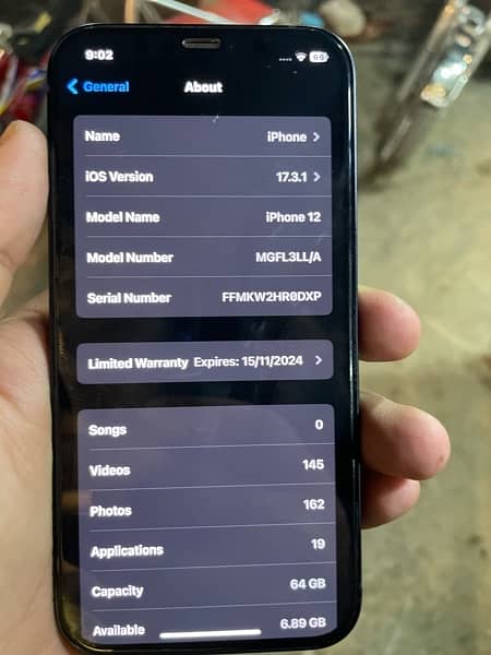 iPhone 12 jv non pta 94 battery health full ok 64 gb 1