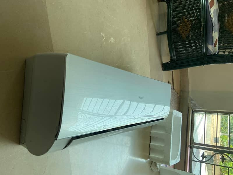 Haier Inverter AC - 1 Ton  ( Almost New) 2