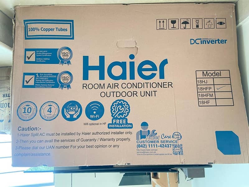 Haier Inverter AC - 1 Ton  ( Almost New) 5