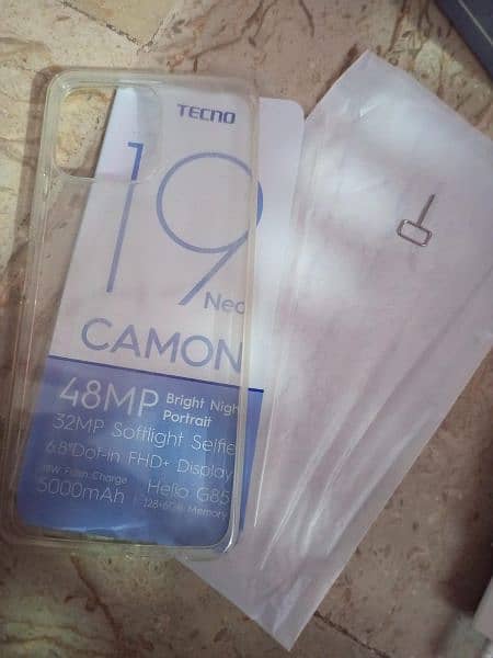 techno camon 19 neo all ok lust like new carefully used with box 6