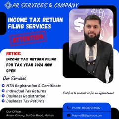 Income Tax Return 2024 filing