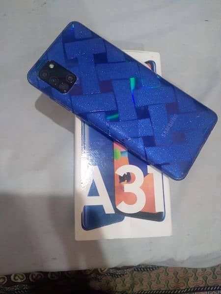 SAMSUNG A31 MOBILE 4/128 GB with Box no open no repair . 03126566218 0