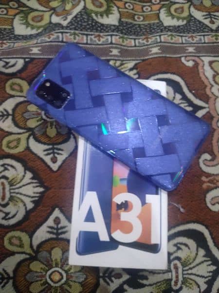 SAMSUNG A31 MOBILE 4/128 GB with Box no open no repair . 03126566218 18