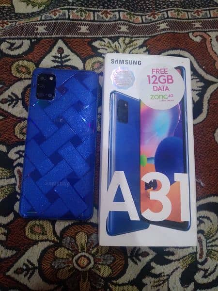 SAMSUNG A31 MOBILE 4/128 GB with Box no open no repair . 03126566218 19