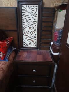 Fine condition furniture bed without mattress
