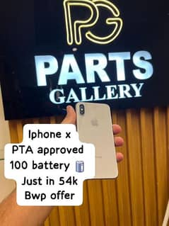 iphone x pta Approved only for bahawalpur 54k