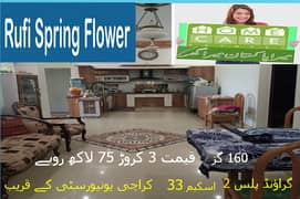 House Ground Plus 2 well maintained behind scheme 33 Rufi spring flower