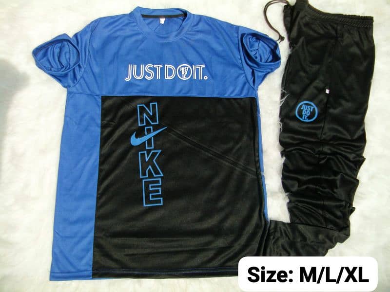 Just Do it Printed Track Suit For Men 0