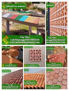 Terracotta Khaprail roof clay tiles Nawabshah