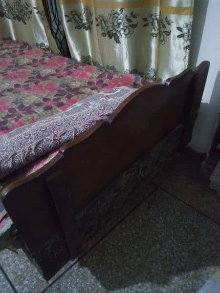 single wooden bed 4