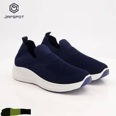 jafspot-men's Slip on-jf001 blue