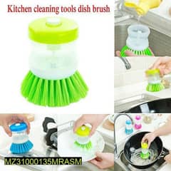 1 Piece Dishwashing Brush with soap Dispenser